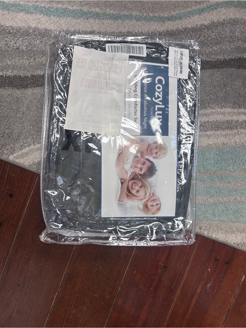 CozyLux Gray Sheet Set - Full Size